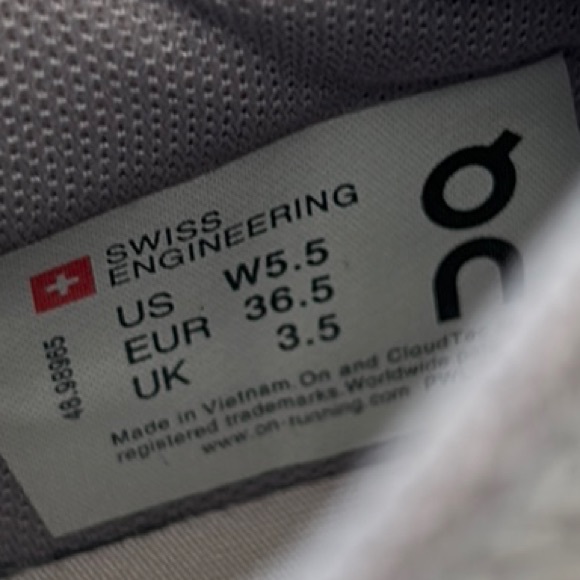 On running, The Roger advantage, white/lilac, size W5.5 - Picture 6 of 6